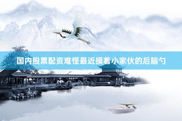 国内股票配资难怪最近摸着小家伙的后脑勺