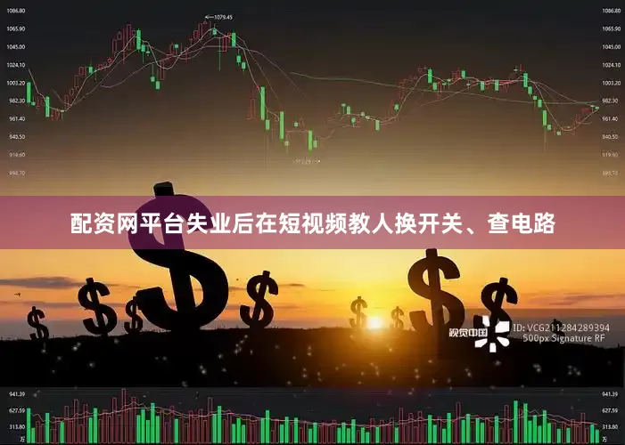 配资网平台失业后在短视频教人换开关、查电路