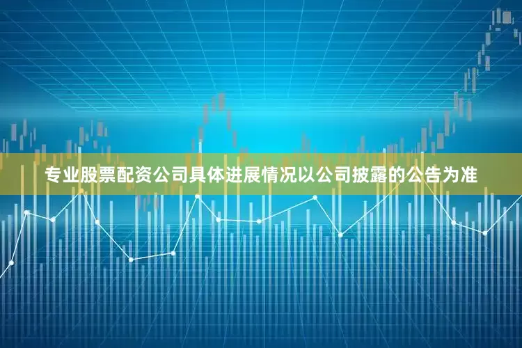 专业股票配资公司具体进展情况以公司披露的公告为准